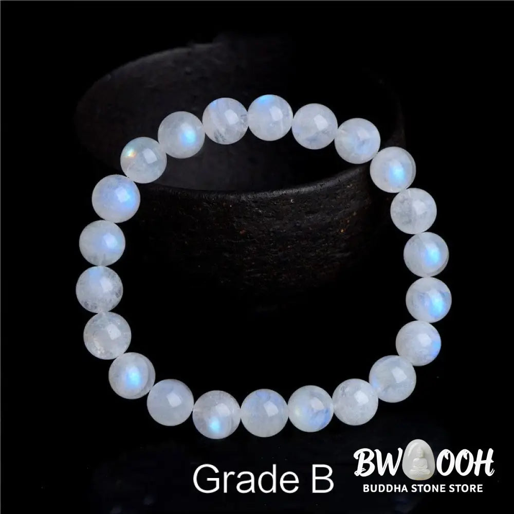 Buddha Stones Natural Moonstone Prosperity Bracelet - BWOOOH - Bracelet