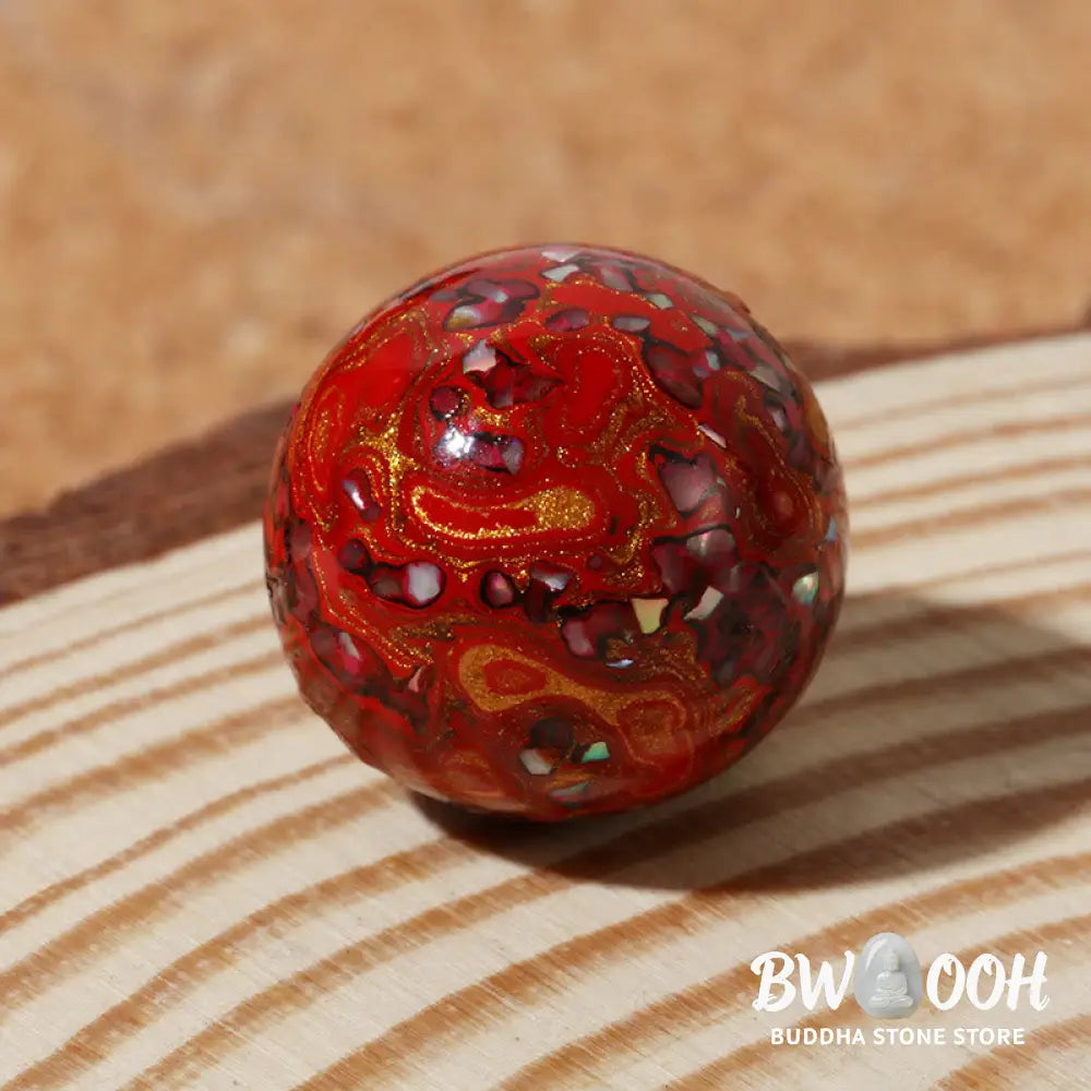 Buddha Stones Natural Multicolored Lacquer Beads Calm Bracelet - BWOOOH - Natural Lacquer Beads - Bracelet