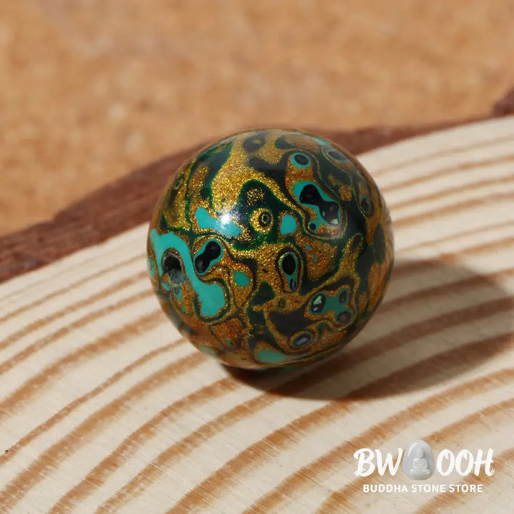 Buddha Stones Natural Multicolored Lacquer Beads Calm Bracelet - BWOOOH - Natural Lacquer Beads - Bracelet