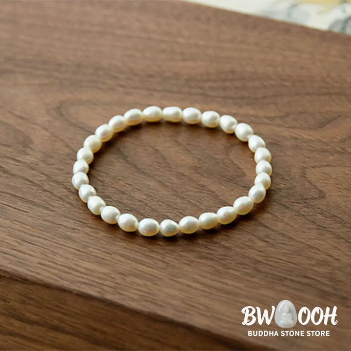 Buddha Stones Natural Pearl Healing Beaded Bracelet - BWOOOH - Bracelet