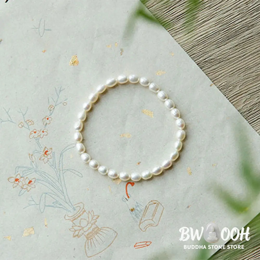 Buddha Stones Natural Pearl Healing Beaded Bracelet - BWOOOH - Bracelet