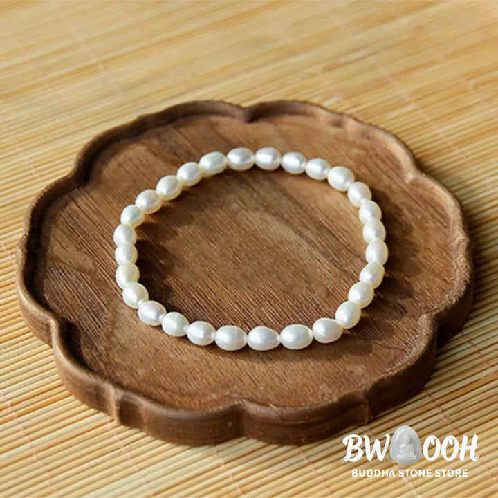 Buddha Stones Natural Pearl Healing Beaded Bracelet - BWOOOH - Bracelet