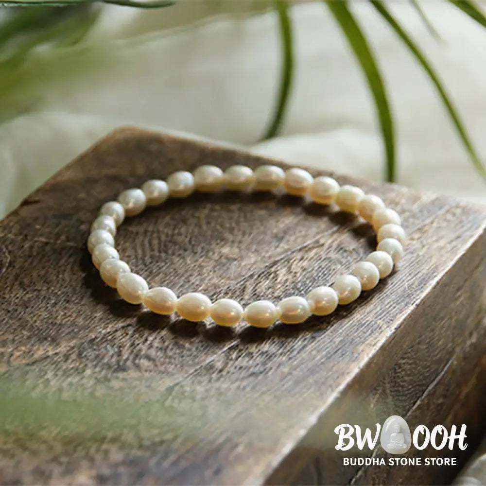 Buddha Stones Natural Pearl Healing Beaded Bracelet - BWOOOH - Bracelet