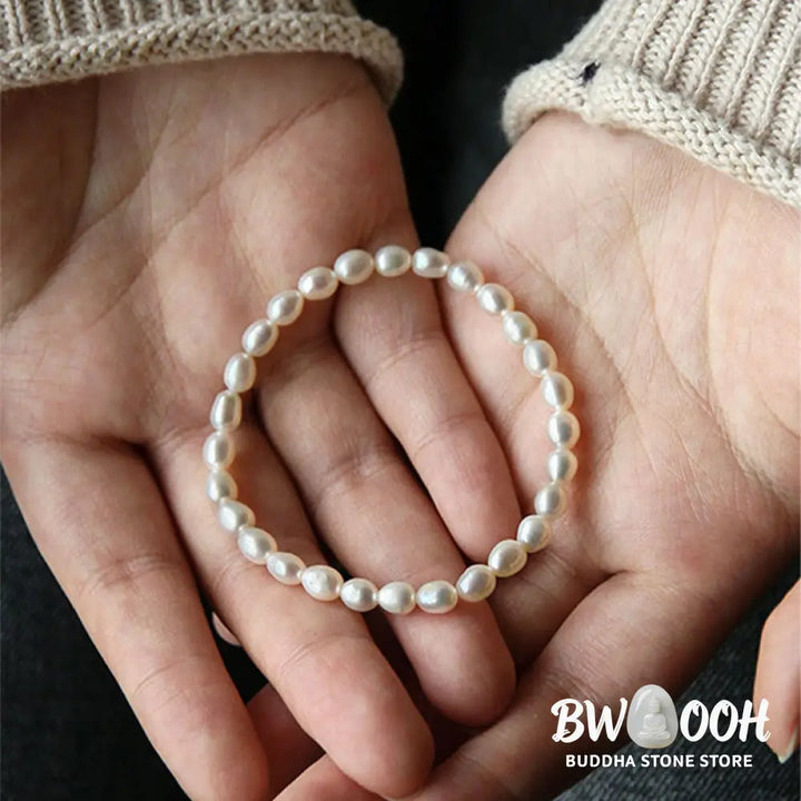 Buddha Stones Natural Pearl Healing Beaded Bracelet - BWOOOH - Bracelet