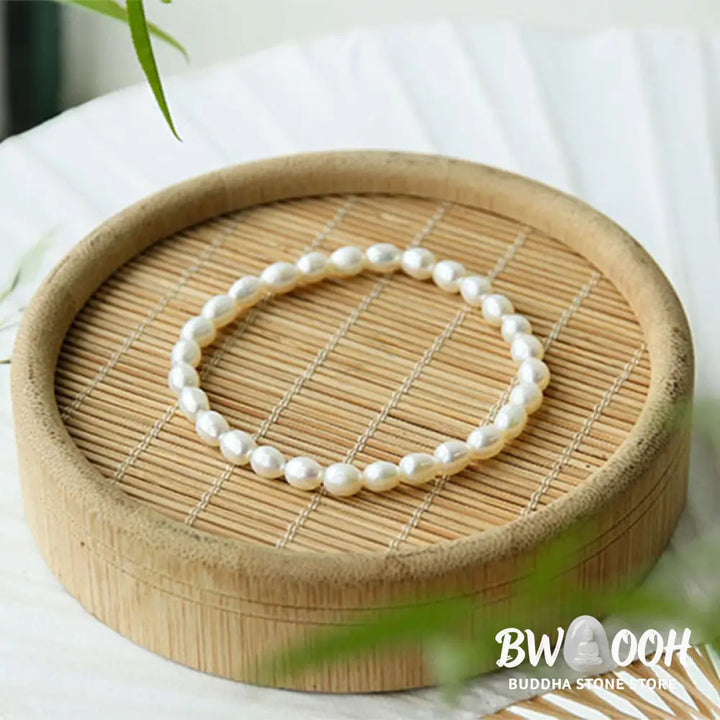 Buddha Stones Natural Pearl Healing Beaded Bracelet - BWOOOH - Bracelet