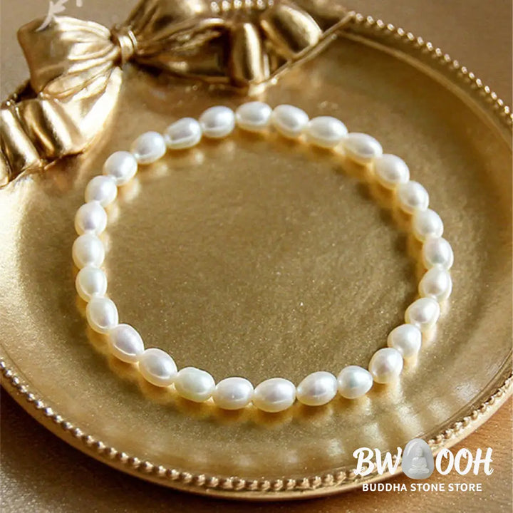 Buddha Stones Natural Pearl Healing Beaded Bracelet - BWOOOH - Bracelet