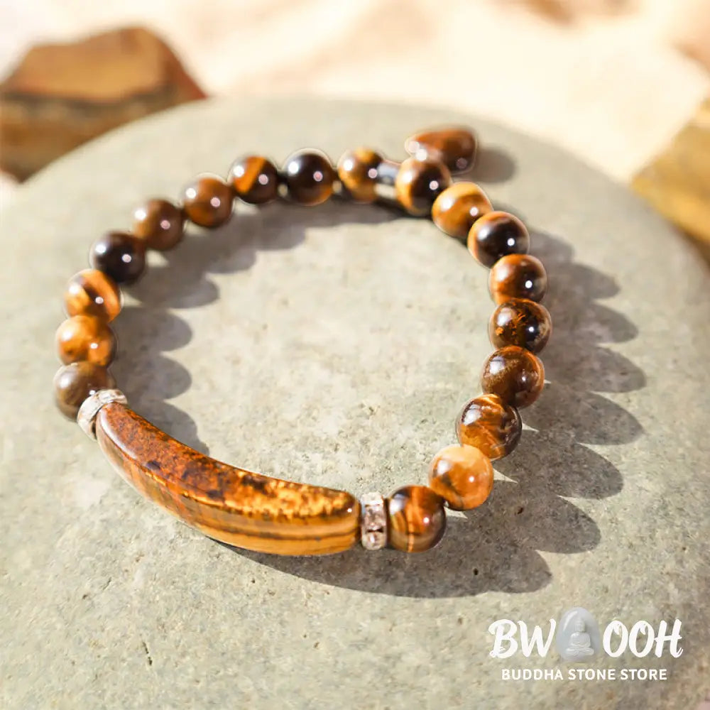 Buddha Stones Natural Quartz Love Heart Healing Beads Bracelet - BWOOOH - Bracelet