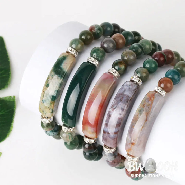 Buddha Stones Natural Quartz Love Heart Healing Beads Bracelet - BWOOOH - Bracelet