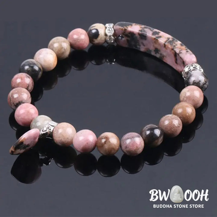 Buddha Stones Natural Quartz Love Heart Healing Beads Bracelet - BWOOOH - Bracelet