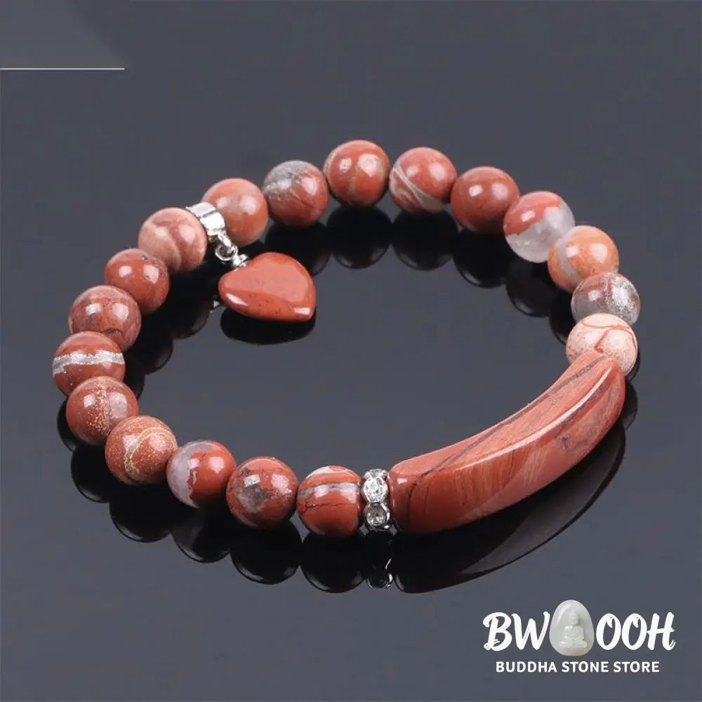 Buddha Stones Natural Quartz Love Heart Healing Beads Bracelet - BWOOOH - Bracelet