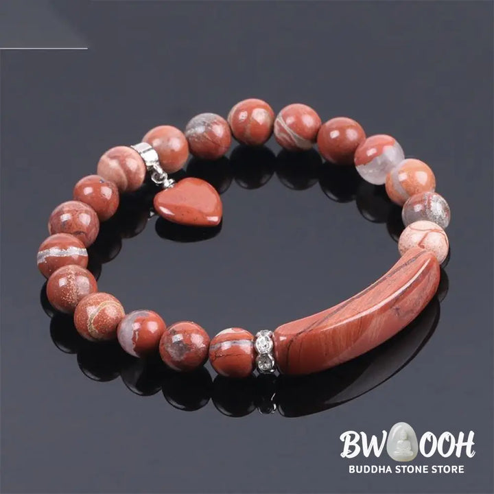 Buddha Stones Natural Quartz Love Heart Healing Beads Bracelet - BWOOOH - Bracelet