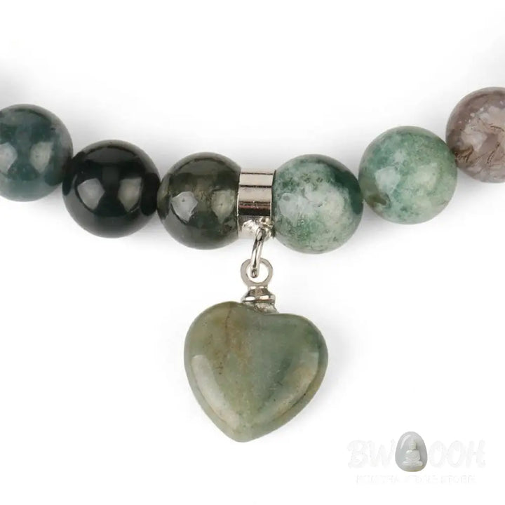 Buddha Stones Natural Quartz Love Heart Healing Beads Bracelet - BWOOOH - Bracelet