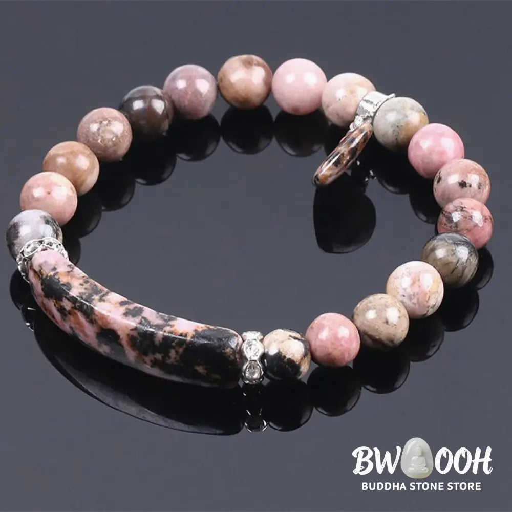 Buddha Stones Natural Quartz Love Heart Healing Beads Bracelet - BWOOOH - Bracelet