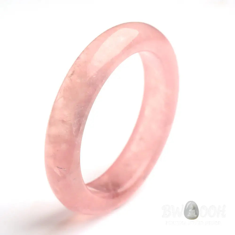 Buddha Stones Natural Rose Quartz Love Caring Bracelet Bangle - BWOOOH - Bracelet Bangle