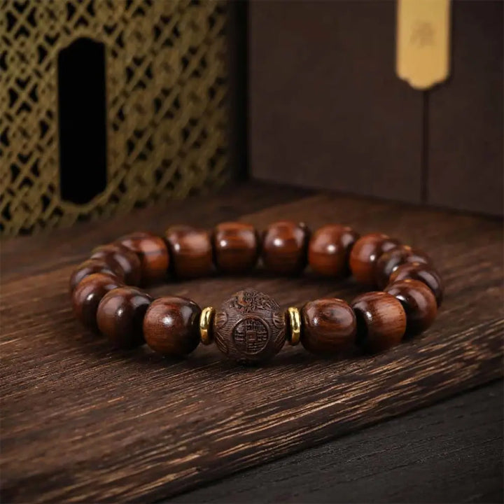 BWOOOH Natural Rosewood Compassion Bracelet - BWOOOH - Rosewood(Wrist Circumference: 15-17cm) - Bracelet