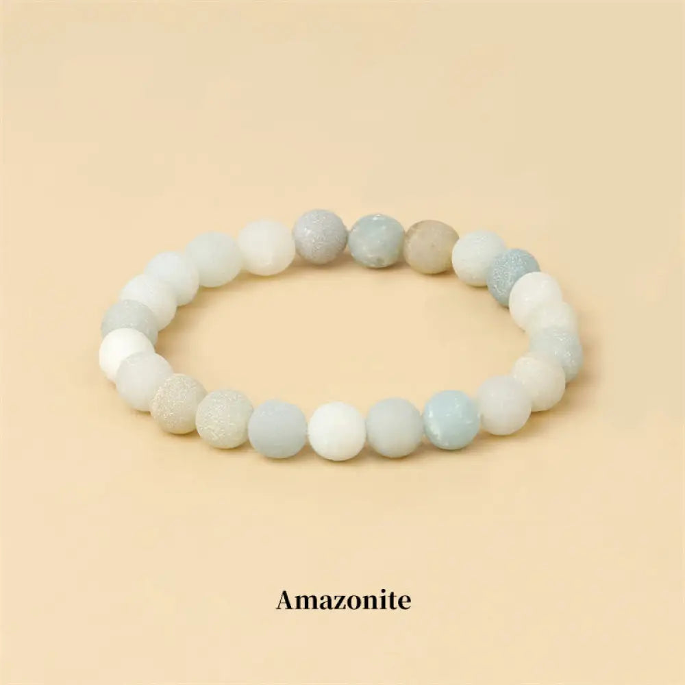Buddha Stones Natural Stone Quartz Healing Beads Bracelet - BWOOOH - 6mm / Amazonite - Bracelet