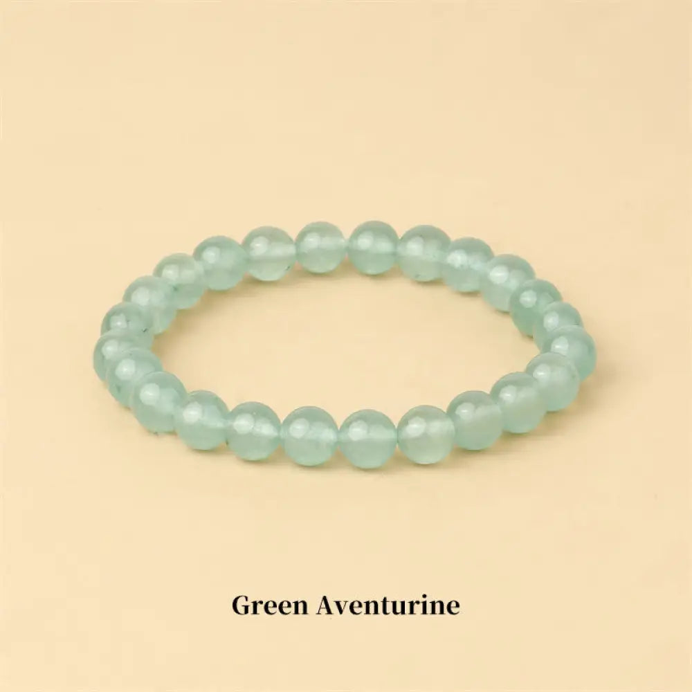 Buddha Stones Natural Stone Quartz Healing Beads Bracelet - BWOOOH - 6mm / Green Aventurine - Bracelet