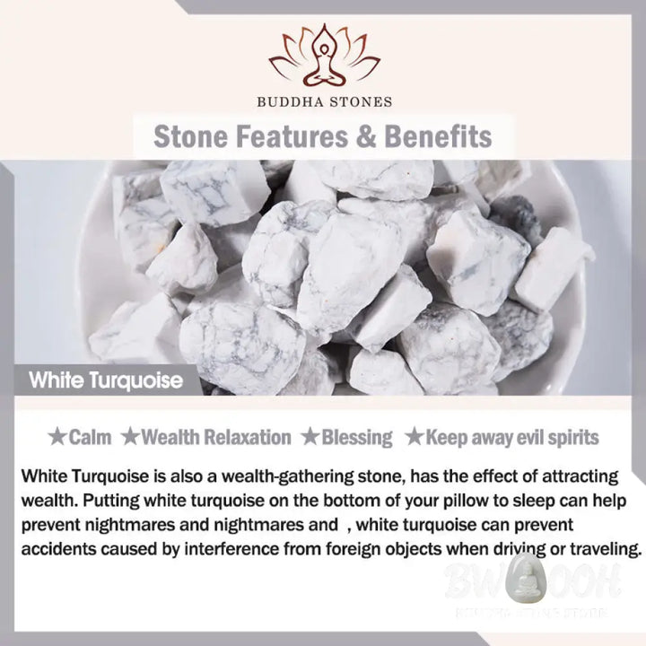 Buddha Stones Natural Stone Sea Turtle Turquoise Crackle Agate Wisdom Bracelet - Bracelet