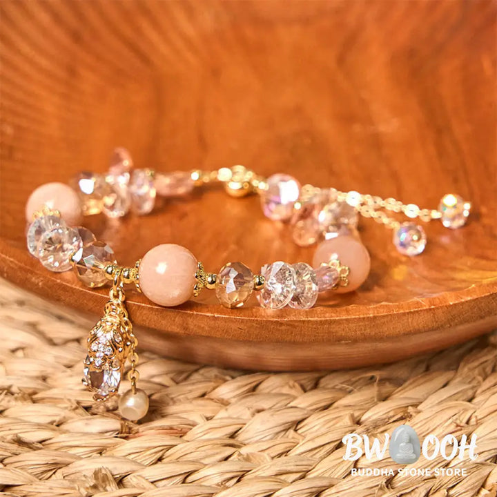 Buddha Stones Natural Sun Stone PiXiu Wealth Bracelet - BWOOOH - Sun Stone(Wrist Circumference: 15-17cm) - Bracelet