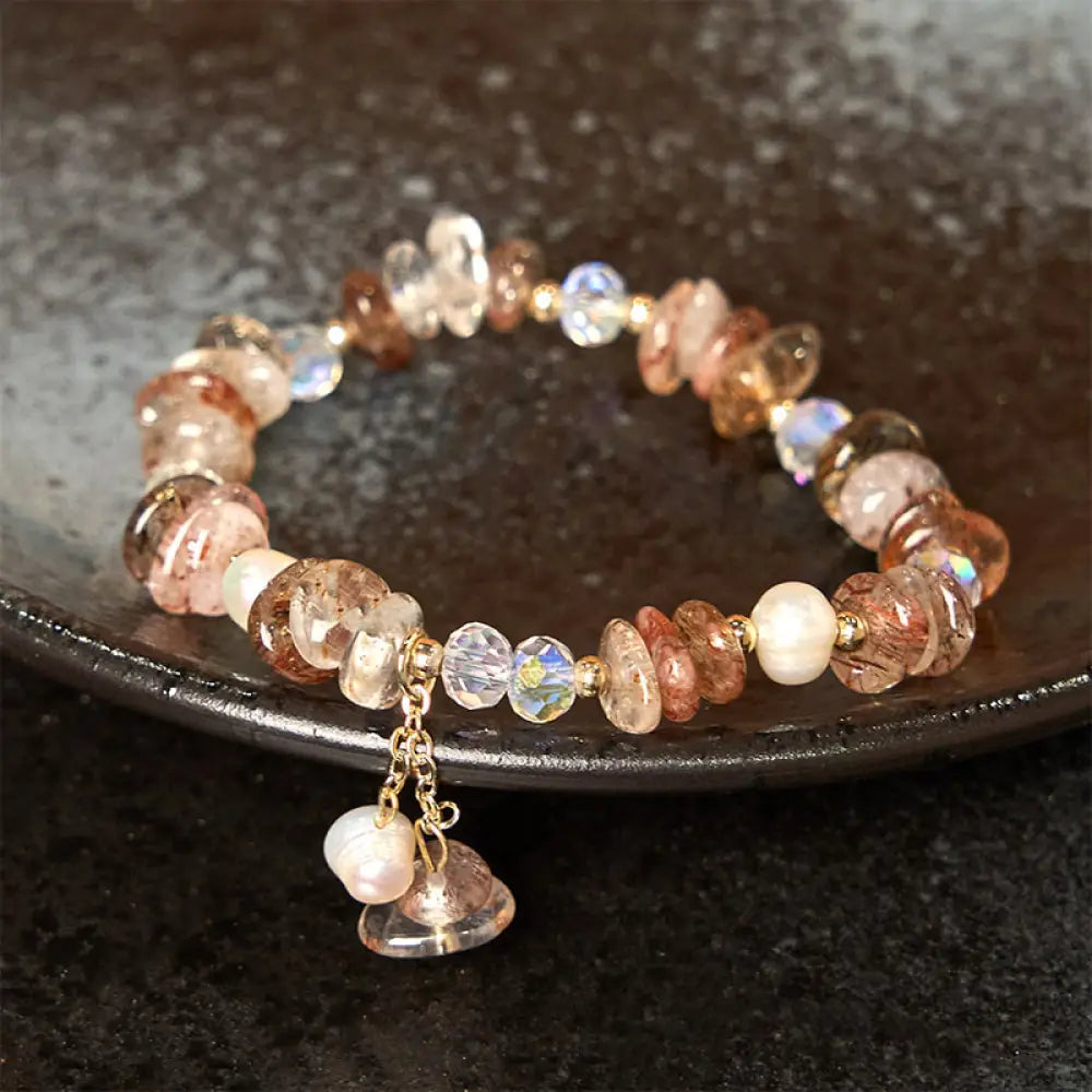 BWOOOH Natural Super Seven Crystal Irregular Small Pieces Positive Bracelet — Crystal crystal healing bracelet for spiritu...