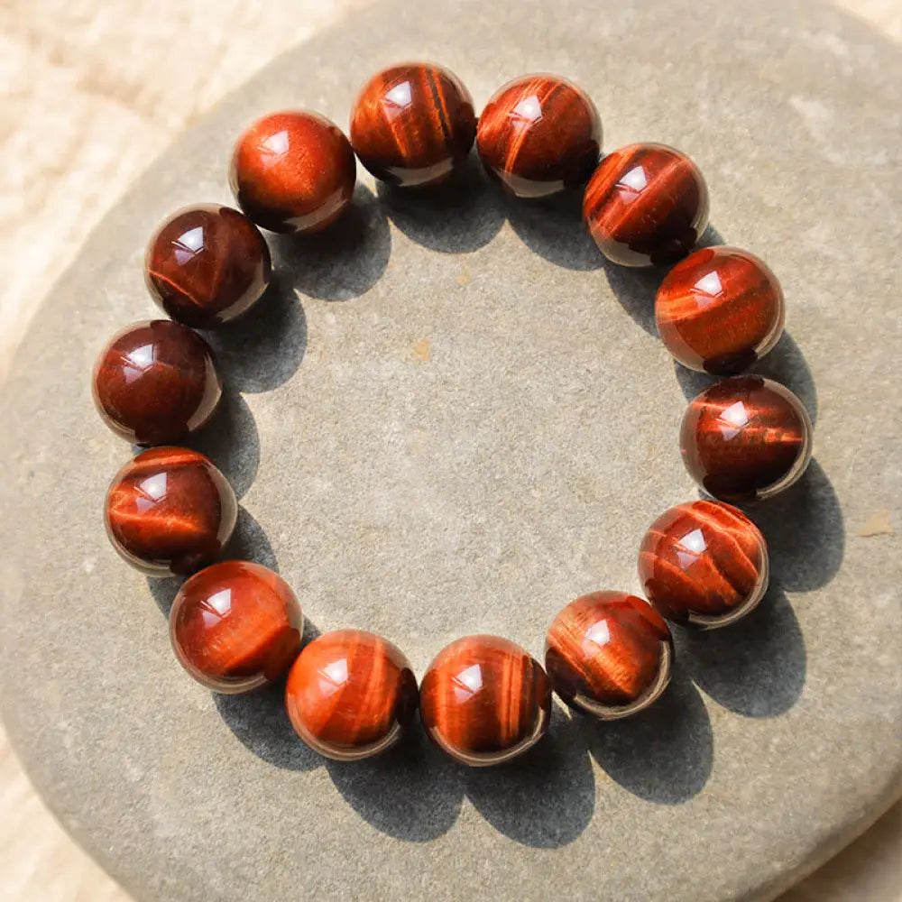 BWOOOH Natural Tiger Eye Healing Bead Bracelet | natural stone spiritual bracelet for healing and mindful living