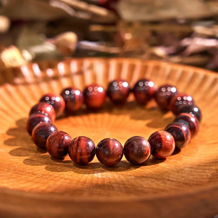 Buddha Stones Natural Tiger Eye Healing Bead Bracelet - BWOOOH - 10mm - Bracelet