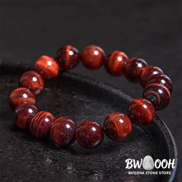 Buddha Stones Natural Tiger Eye Healing Bead Bracelet - BWOOOH - Bracelet