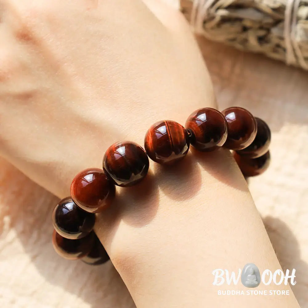 Buddha Stones Natural Tiger Eye Healing Bead Bracelet - BWOOOH - Bracelet