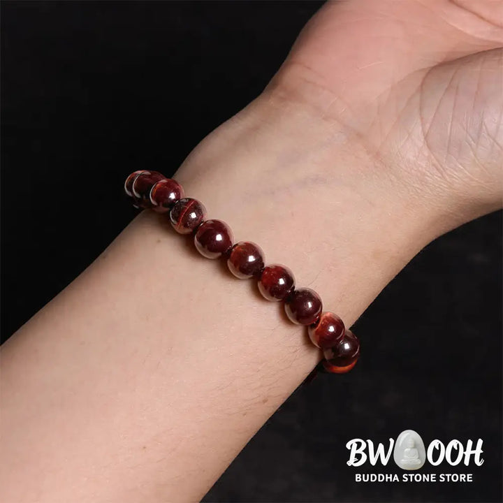 Buddha Stones Natural Tiger Eye Healing Bead Bracelet - BWOOOH - Bracelet