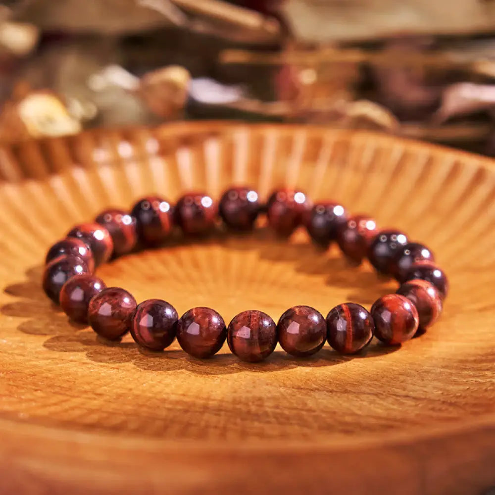 BWOOOH Natural Tiger Eye Healing Bead Bracelet - BWOOOH - 8mm - Bracelet