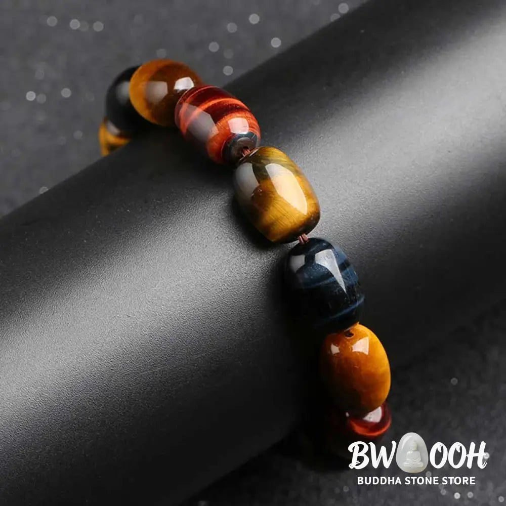 Buddha Stones Natural Tiger Eye Healing Protection Bracelet - BWOOOH - Tiger Eye - Bracelet