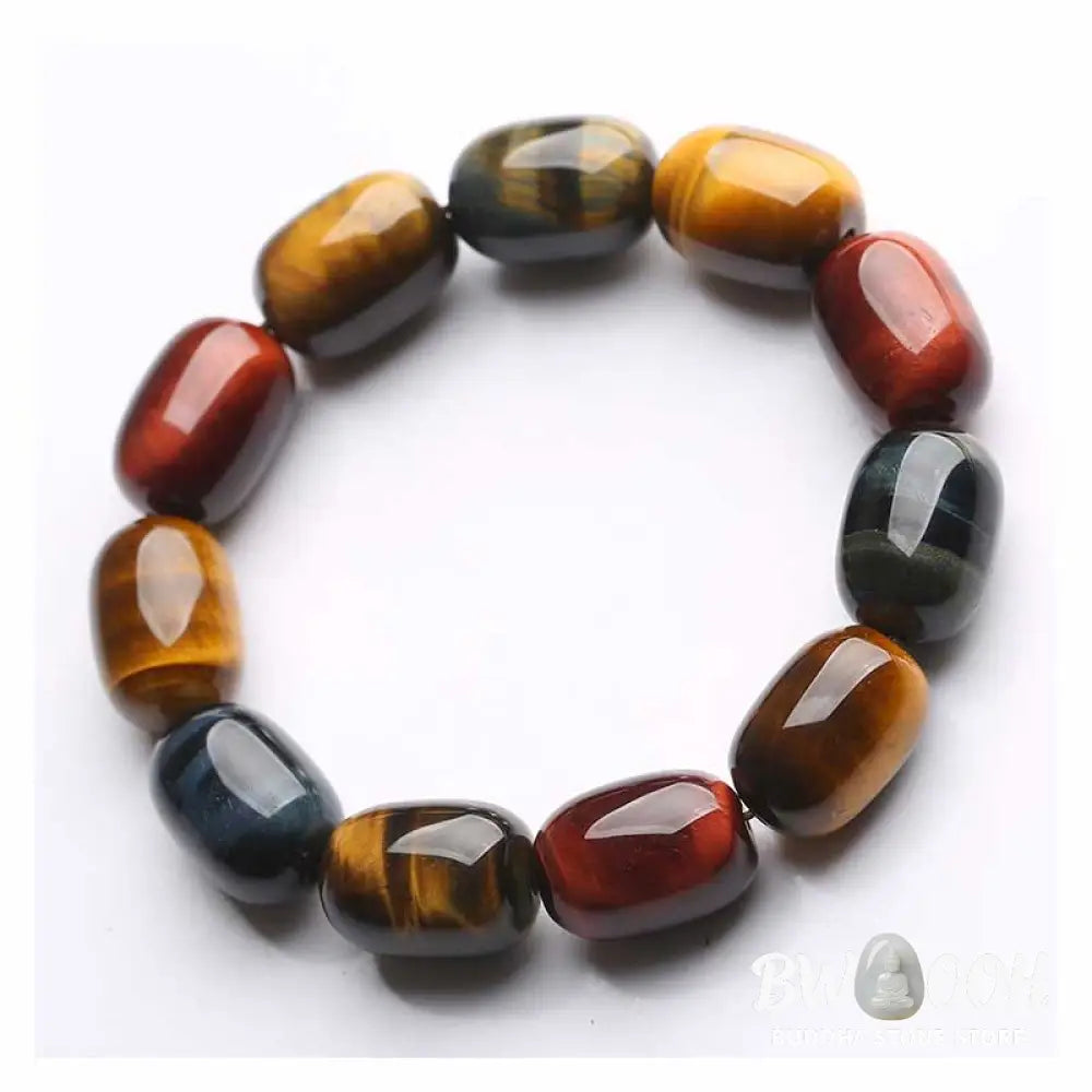 Buddha Stones Natural Tiger Eye Healing Protection Bracelet - BWOOOH - Tiger Eye - Bracelet