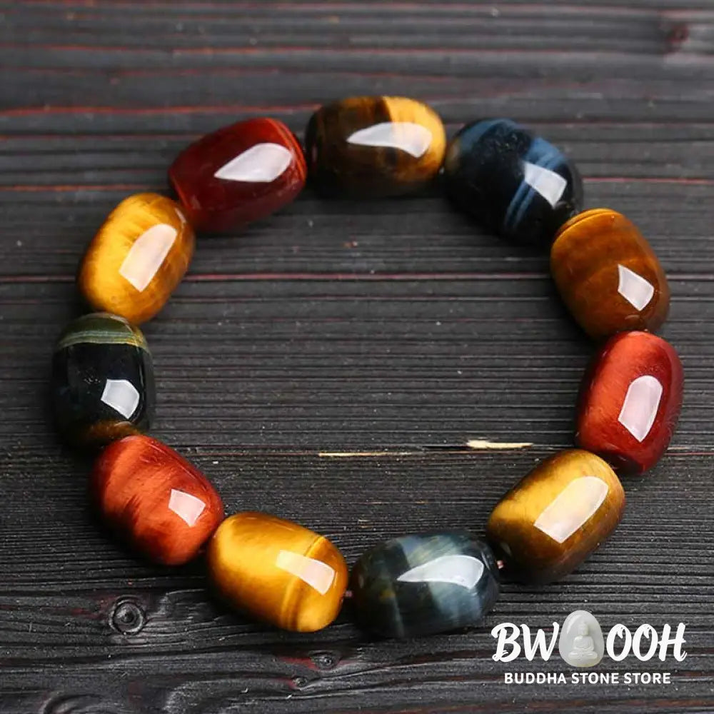 Buddha Stones Natural Tiger Eye Healing Protection Bracelet - BWOOOH - Tiger Eye - Bracelet