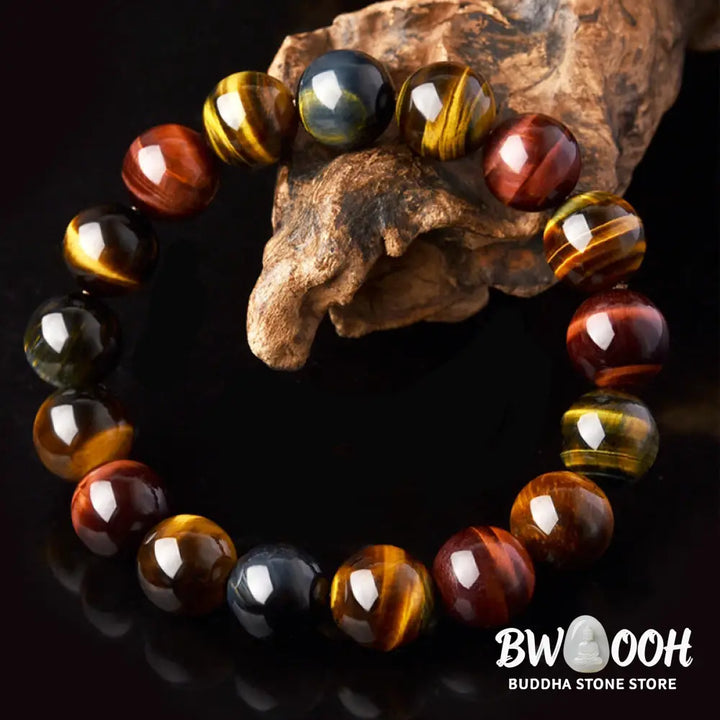 Buddha Stones Natural Tiger Eye Positive Protection Bracelet - BWOOOH - Bracelet