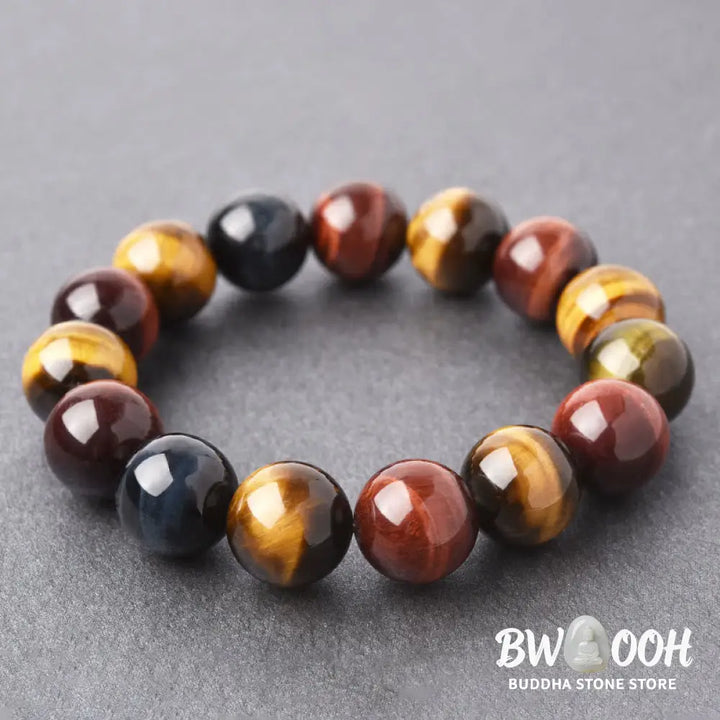 Buddha Stones Natural Tiger Eye Positive Protection Bracelet - BWOOOH - Bracelet
