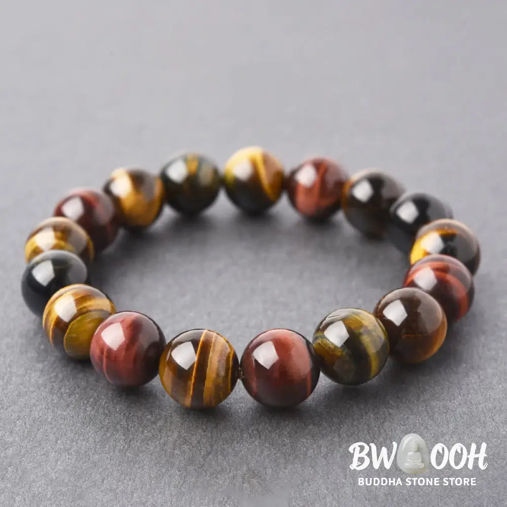 Buddha Stones Natural Tiger Eye Positive Protection Bracelet - BWOOOH - Bracelet