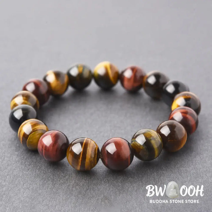 Buddha Stones Natural Tiger Eye Positive Protection Bracelet - BWOOOH - Bracelet