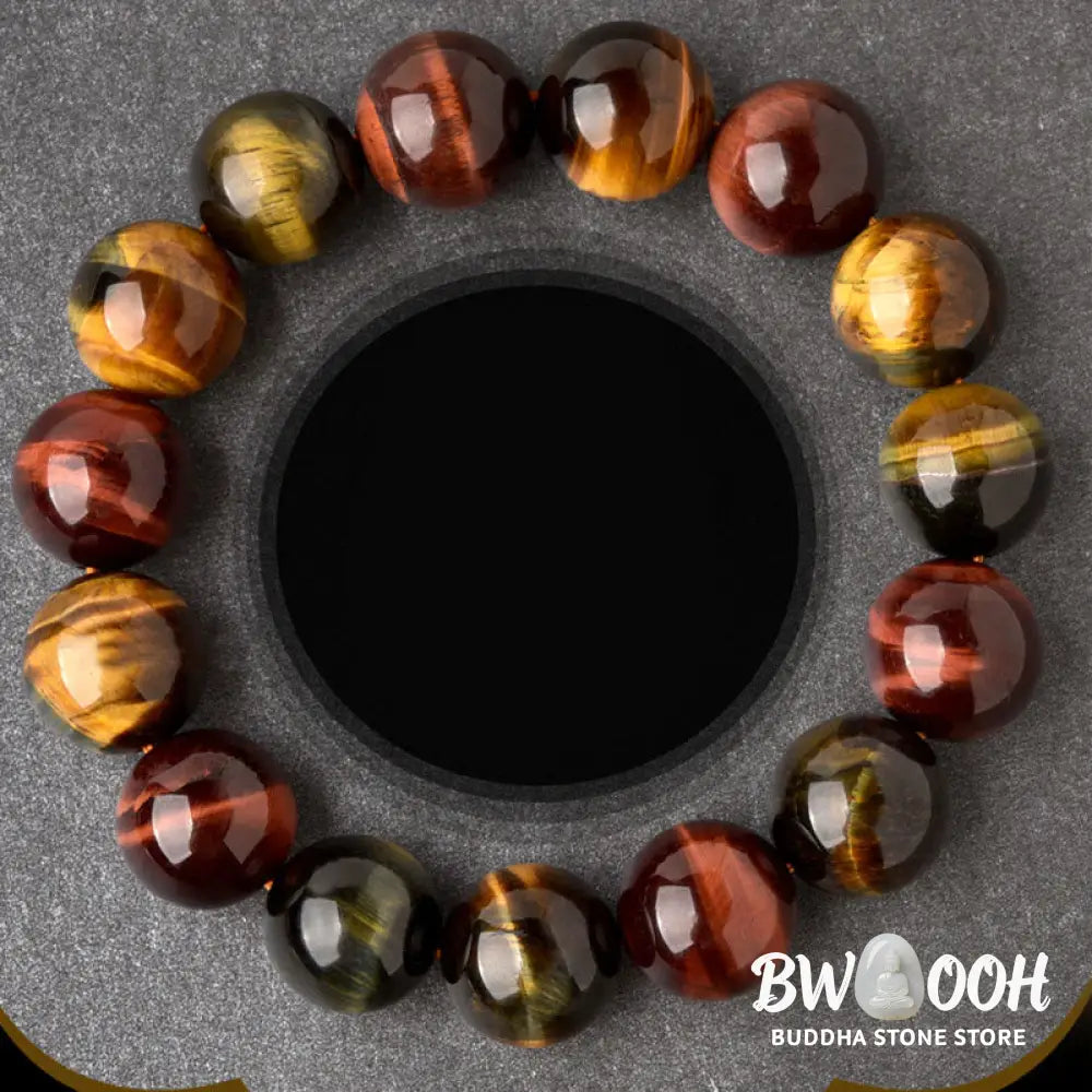 Buddha Stones Natural Tiger Eye Positive Protection Bracelet - BWOOOH - Bracelet
