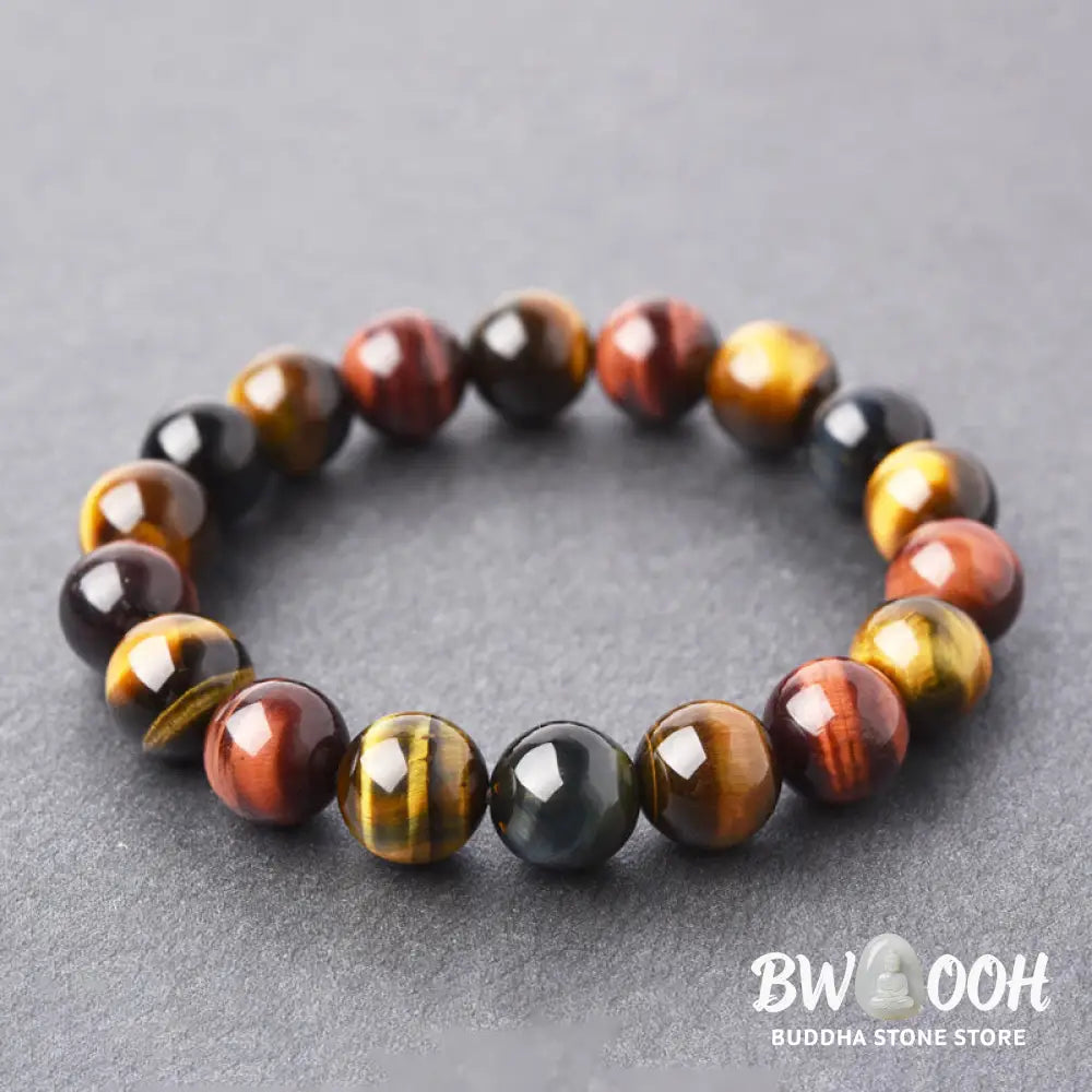 Buddha Stones Natural Tiger Eye Positive Protection Bracelet - BWOOOH - Bracelet