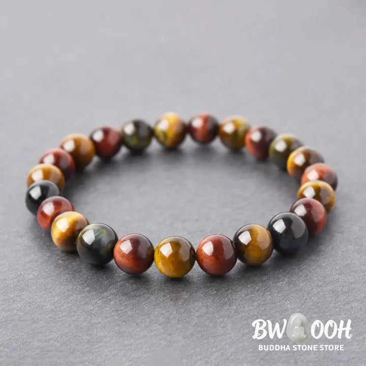 Buddha Stones Natural Tiger Eye Positive Protection Bracelet - BWOOOH - Bracelet