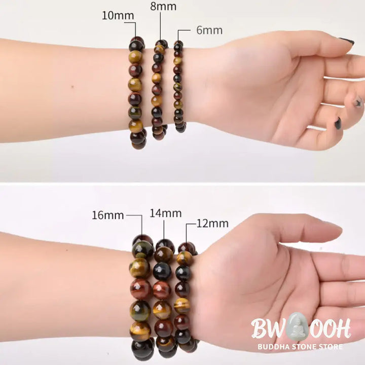 Buddha Stones Natural Tiger Eye Positive Protection Bracelet - BWOOOH - Bracelet