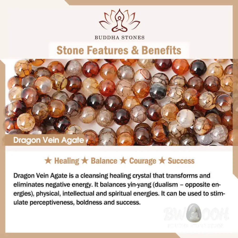 Buddha Stones Natural Tiger Eye Red Agate Dragon Vein Agate Stone Vajra Dorje Power Healing Bracelet Car Decoration