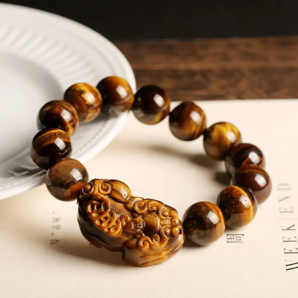BWOOOH Natural Tiger Eye Wealth Bracelet - BWOOOH - Bracelet