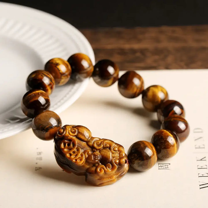 BWOOOH Natural Tiger Eye Wealth Bracelet - BWOOOH - Bracelet