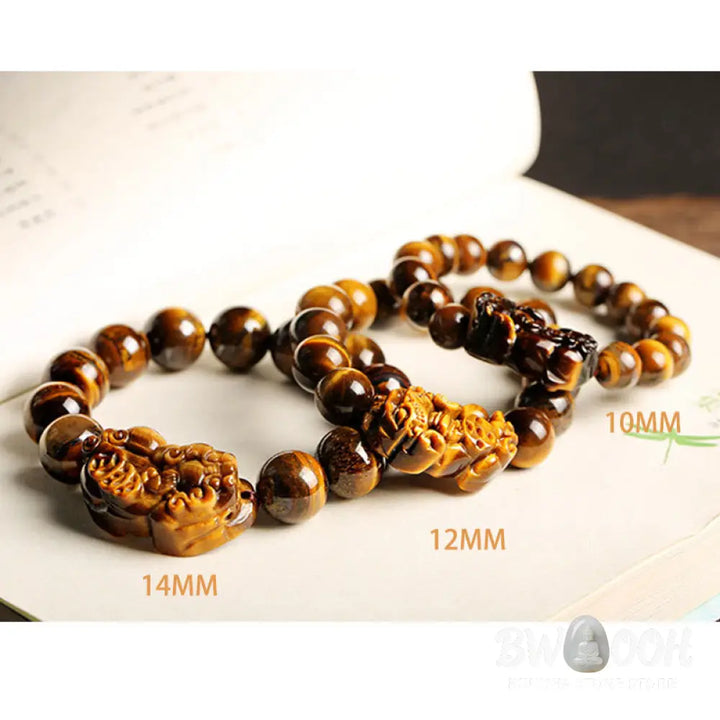 Buddha Stones Natural Tiger Eye Wealth Bracelet - BWOOOH - Bracelet