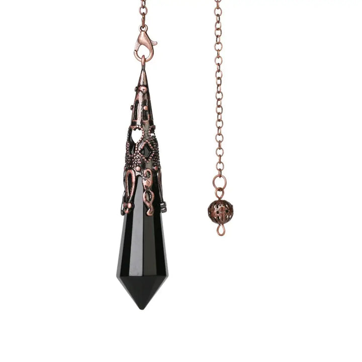 Buddha Stones Natural Tiger’s Eye Stone Healing Necklace - BWOOOH - Black Onyx - Necklaces &amp; Pendants
