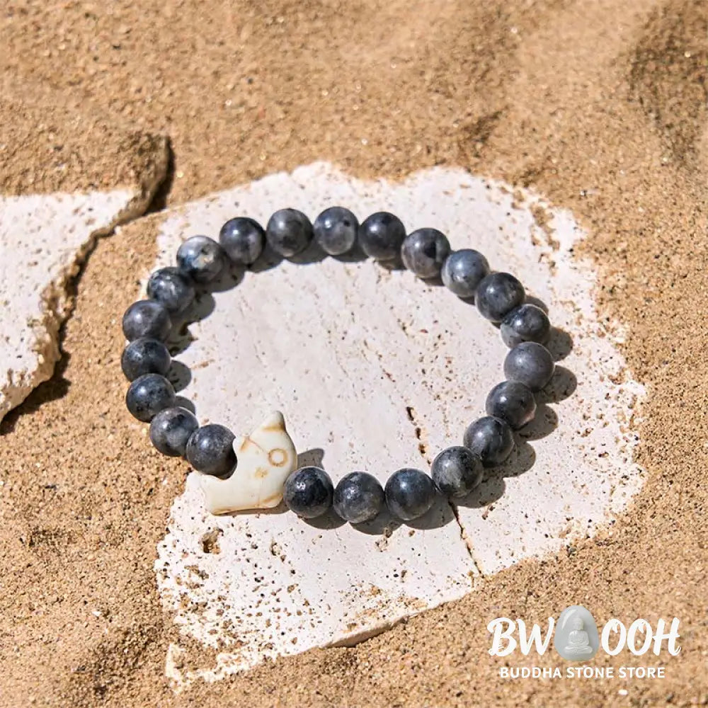 Buddha Stones Natural Various Stones Dolphin Spiritual Balance Bracelet - Bracelet
