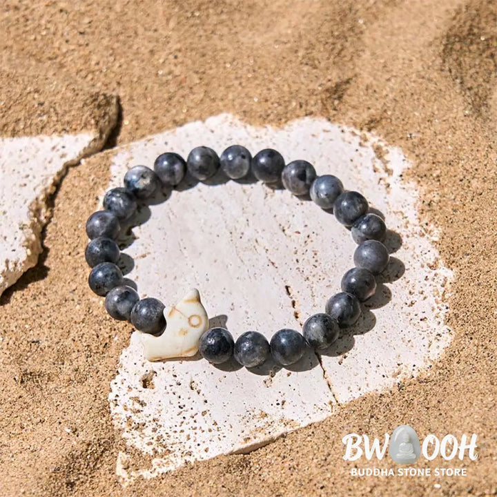 Buddha Stones Natural Various Stones Dolphin Spiritual Balance Bracelet - Bracelet