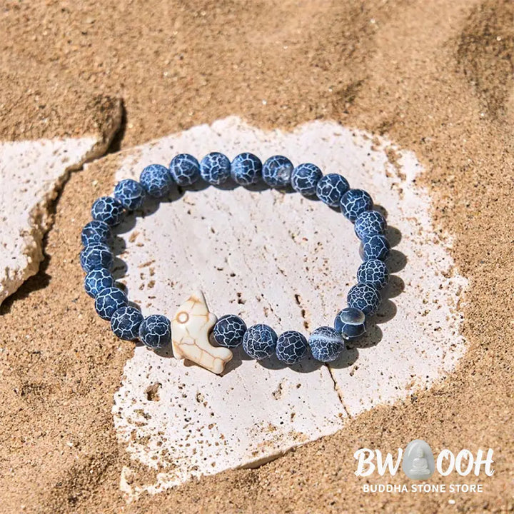 Buddha Stones Natural Various Stones Dolphin Spiritual Balance Bracelet - Bracelet