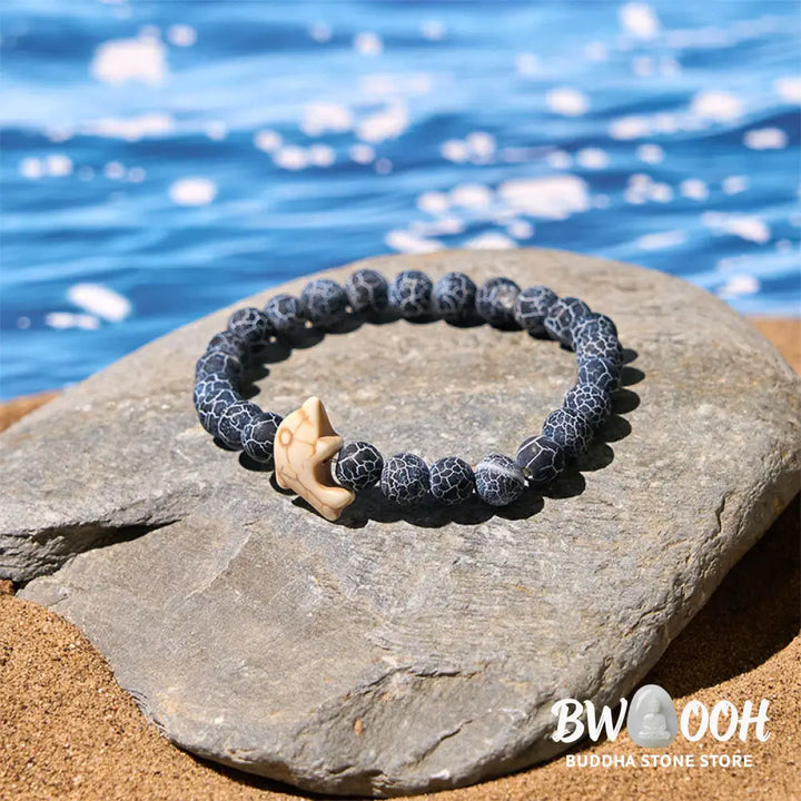 Buddha Stones Natural Various Stones Dolphin Spiritual Balance Bracelet - Bracelet